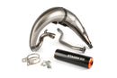Peugeot XPS-Enduro 50 2T AM6 - Auspuffanlage High-Mount CNC orange/schwarz