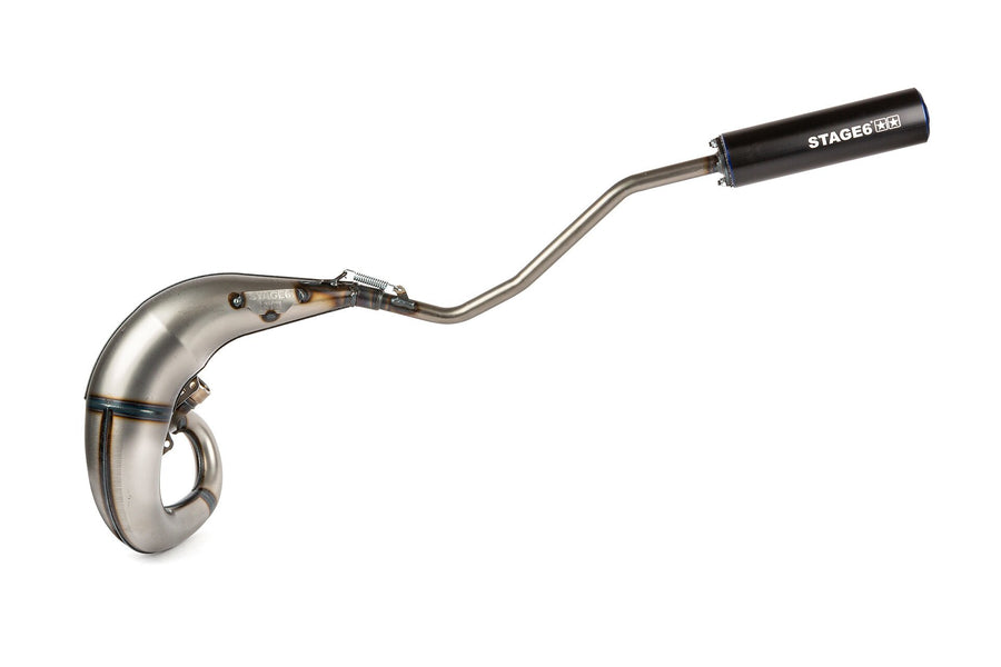 Beta RR-T SM 50 2T - Auspuff Streetrace High Mount links blau schwarz