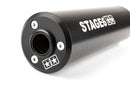 Keeway SM 50 2T - Auspuff Streetrace CNC Schwarz