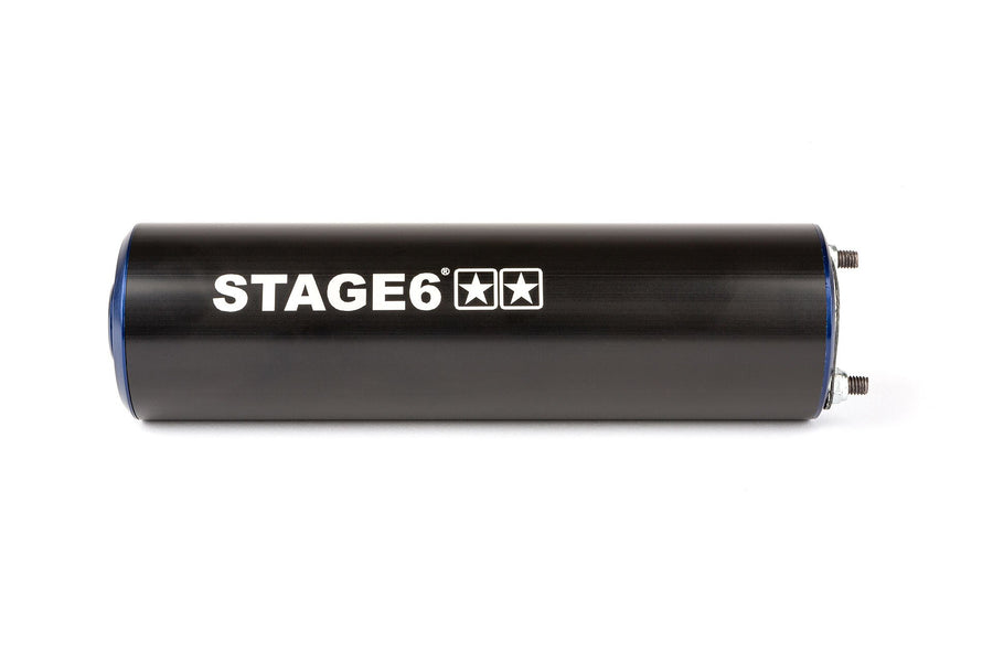 Derbi Senda R X-Race Trail '05 - '10 50 2T D50B0 - Auspuff Streetrace Blau Schwarz