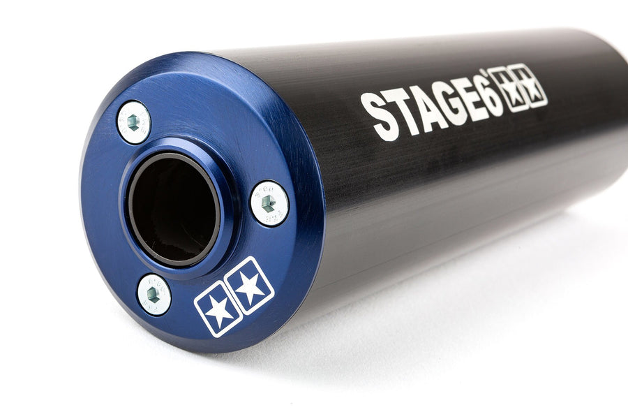 Gilera RCR Enduro 2006 50 2T D50B0 [2006] - Auspuff Streetrace Blau Schwarz