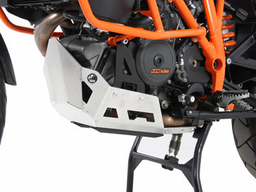 KTM 1190 Adventure R [2013-2016] - Placa de proteção do motor prateada