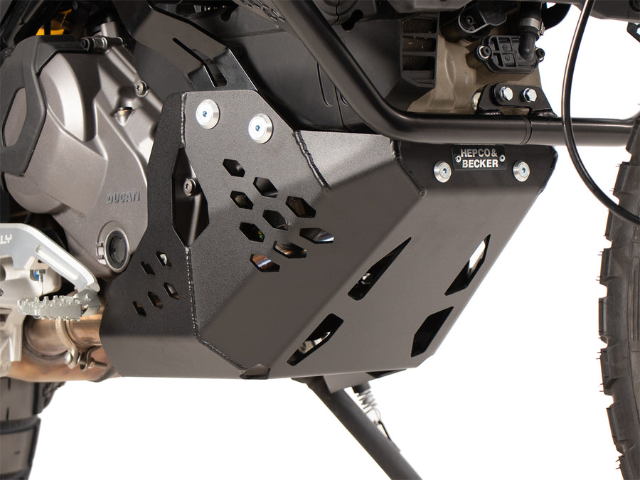 Ducati DesertX Rally [2024-2026] - Placa de proteção do motor preta