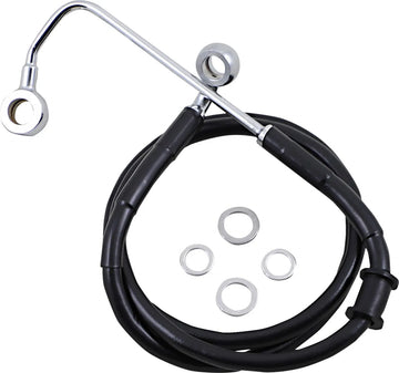 harley davidson fxsb [DRAG SPECIALTIES] - Linha de freio estendida em aço inoxidável