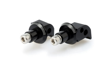 YAMAHA FZ8 [2016] – Almofada de borracha do apoio para os pés do passageiro adaptador – preta - 0