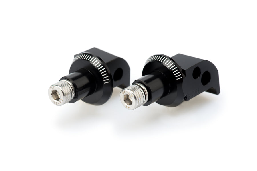 YAMAHA FZ8 [2016] – Almofada de borracha do apoio para os pés do passageiro adaptador – preta