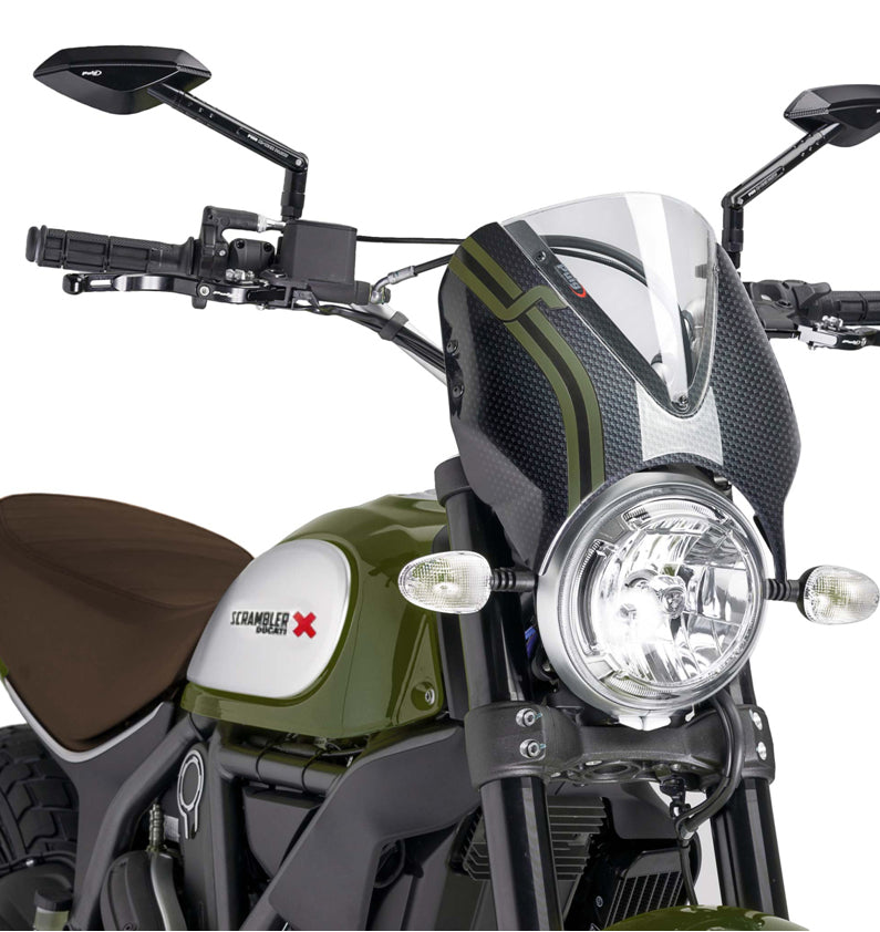 DUCATI SCRAMBLER DESERT SLED [2025] – Visor de pára-brisa RetroVision – Colorido