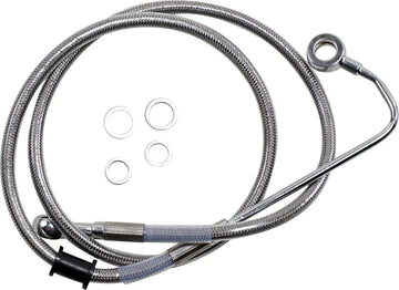 harley davidson flstc [DRAG SPECIALTIES] - Linha de freio estendida em aço inoxidável
