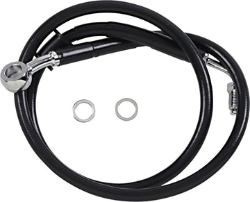 harley-davidson street bob [DRAG SPECIALTIES] – Linha de freio estendida em aço inoxidável - 0