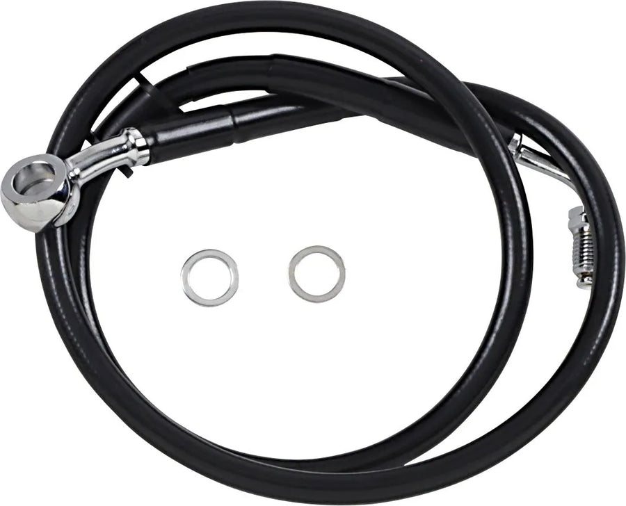 harley-davidson street bob [DRAG SPECIALTIES] – Linha de freio estendida em aço inoxidável