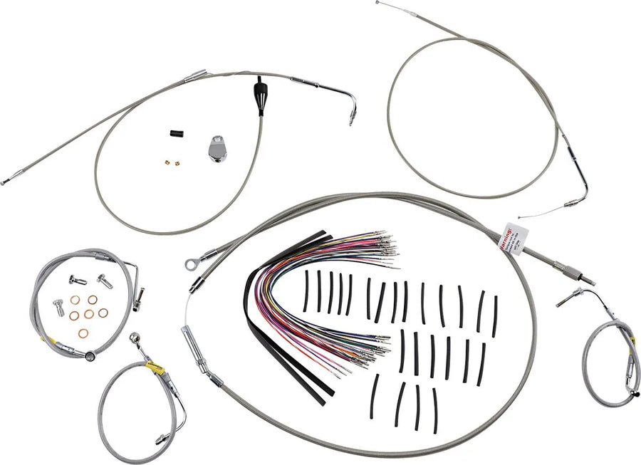 harley davidson touring [BURLY BRAND] - conjunto de encaixe de alça para modelos touring mais antigos com guidão Bagger Bar