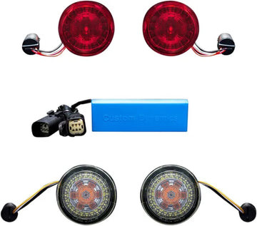 Harley Davidson Flhx [CUSTOM DYNAMICS] – Kit de conversão de pisca dianteiro e traseiro ProBEAM®