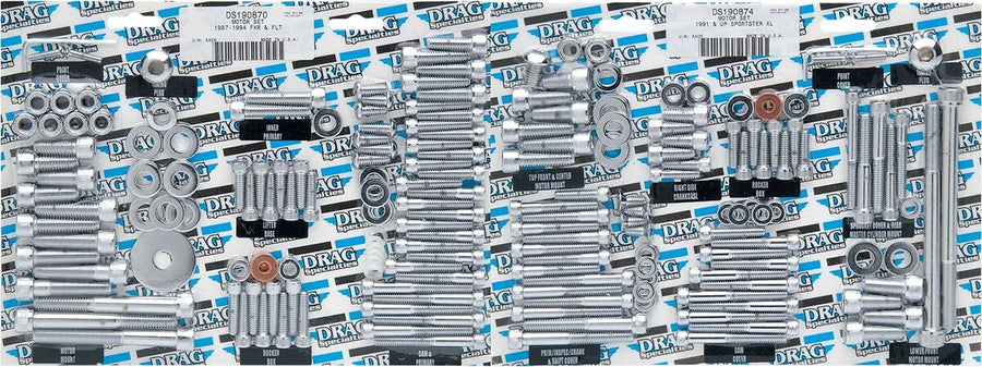 harley davidson fxwg [DRAG SPECIALTIES] – conjunto de parafusos do motor