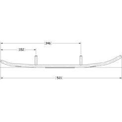 LYNX RAVE RE 800 R E TEC [2011-2012] - Corredor de trenó para motos de neve