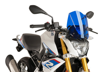 TRIUMPH BONNEVILLE T 120 BLACK [2025] - Pára-brisa esportivo de nova geração | Azul | PUIG 8920A