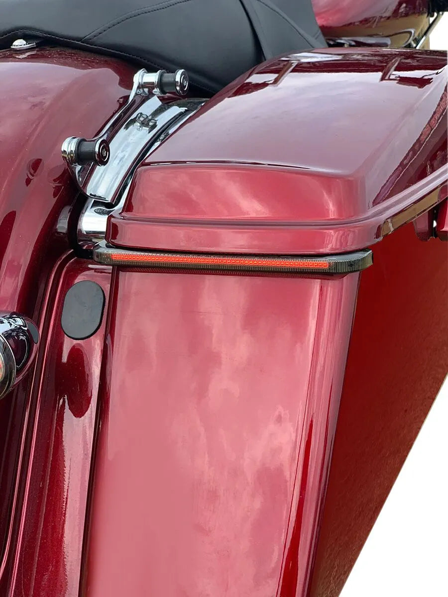 harley davidson fltruse [CUSTOM DYNAMICS] – Luzes LED BAGZ™ de baixo perfil