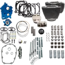 Harley-Davidson FXBB 1923 Softail Street Bob Solo 117 [2026] - 129" Power Package Motorleistungs-Kit – Oberfläche: Schwarz, Hervorgehobene Lamellen – Merkmal: Schwarze Stößelstangenrohre – Bild 7