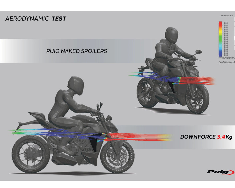 DUCATI STREETFIGHTER V2 [2024] – Carenagem nua lateral do pára-brisa