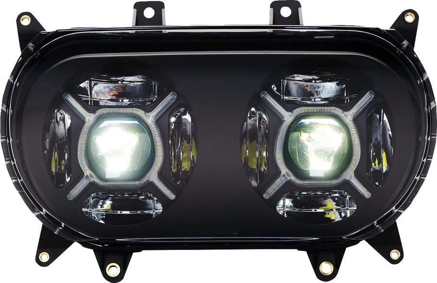 harley davidson fltruse [CUSTOM DYNAMICS] – Farol Double-X LED