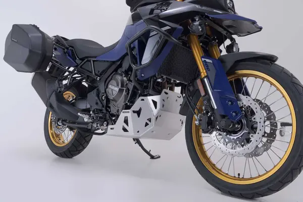 Suzuki V-Strom 800 DE [2023-2026] - barra de proteção do motor prateada – foto 3