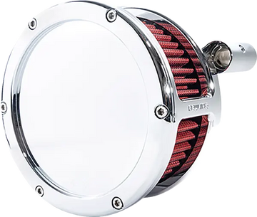 Harley-Davidson FXSBSE 1800 Breakout CVO [2013] - BA Luftfilterkit – Oberfläche: Verchromt, Rot – Bild 2