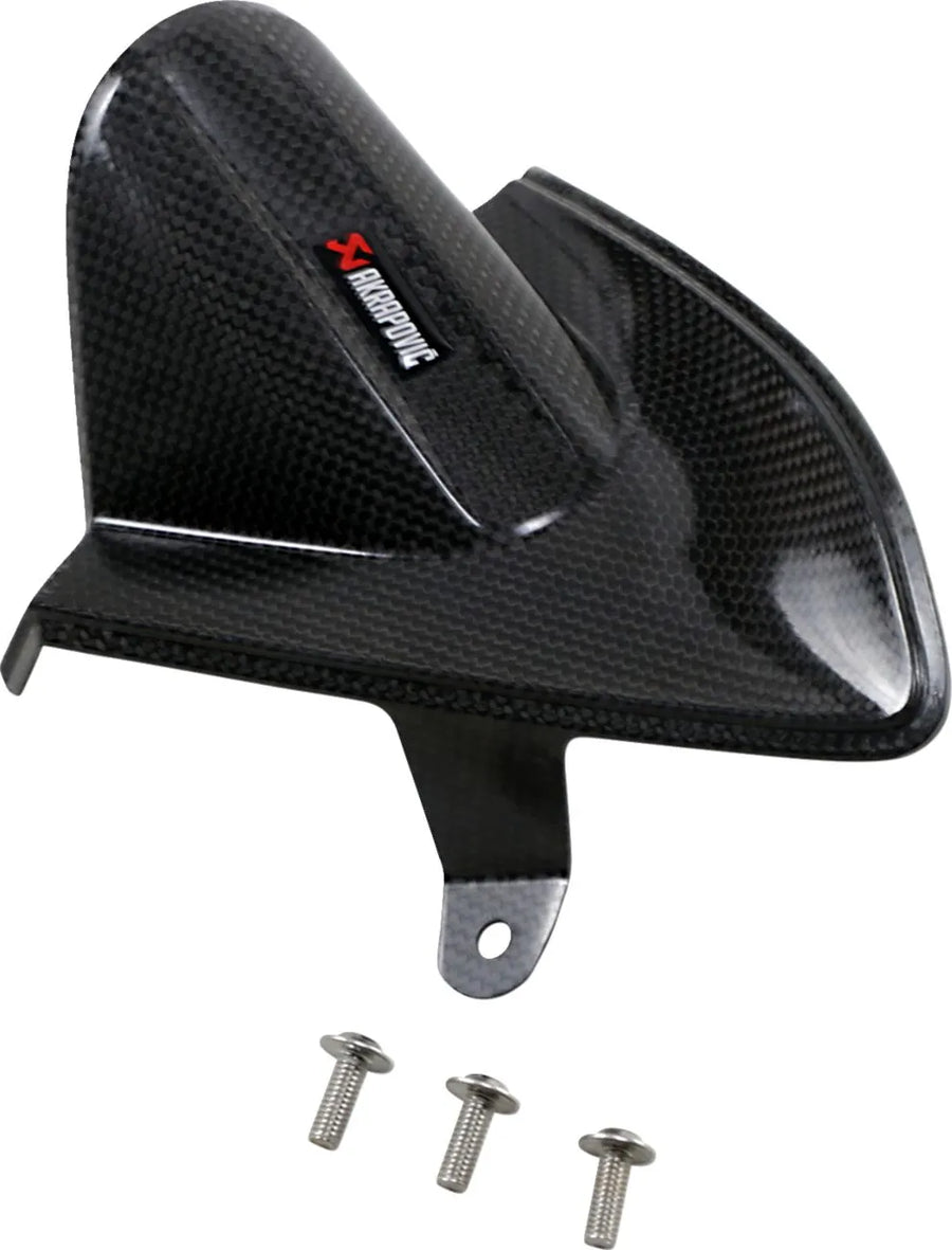 Yamaha MT-03 [AKRAPOVIC]-Escudo de calor de fibra de carbono