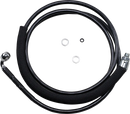 harley davidson fltr [DRAG SPECIALTIES] - Linha de embreagem hidráulica em aço inoxidável-1