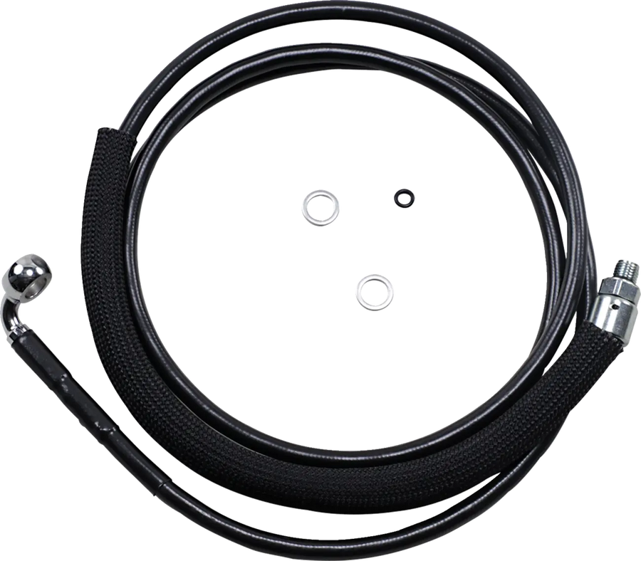 harley davidson fltr [DRAG SPECIALTIES] - Linha de embreagem hidráulica em aço inoxidável