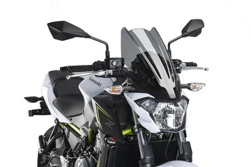 KAWASAKI Z 650 [2019] - Pára-brisa de turismo de nova geração PUIG | Fortemente tonificado | PUIG 9369F