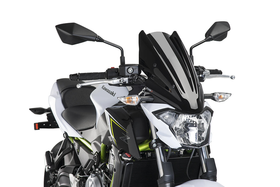 KAWASAKI Z 650 [2019] - Pára-brisa de turismo de nova geração PUIG | Preto | PUIG 9369N