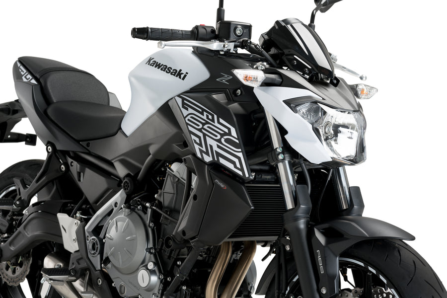 KAWASAKI Z 650 [2019] – tampa do radiador – visual de carbono