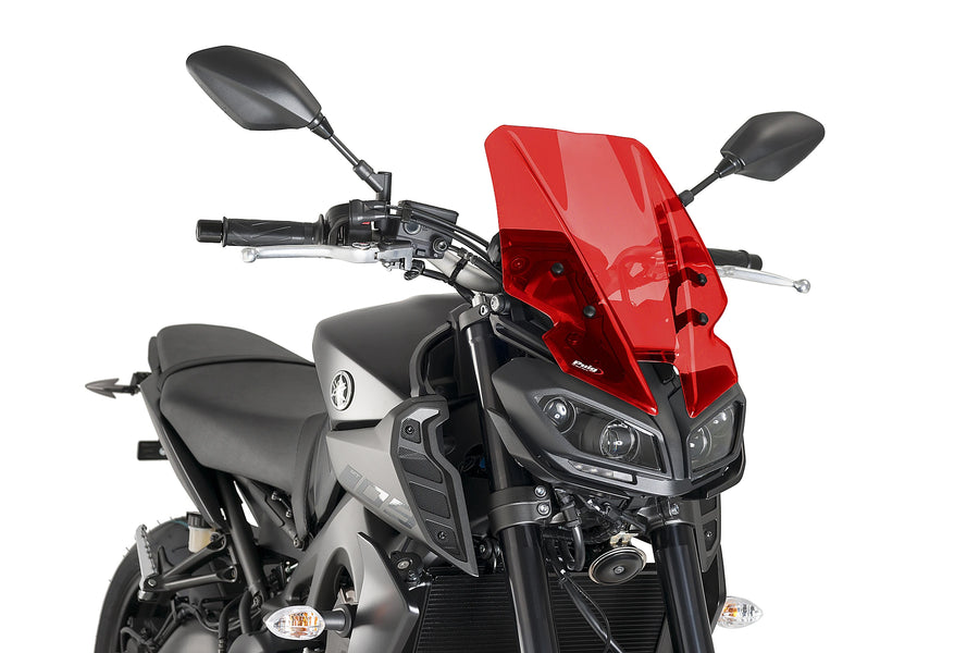 YAMAHA MT-09 SP [2020] - Pára-brisa Touring de Nova Geração | Vermelho | PUIG 9377R