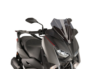 XMAX 125/400 [2018] e XMAX 300 [2017-2018] - Pára-brisa esportivo PUIG V-Tech Line | Fortemente tonificado | PUIG 9474F