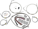 harley davidson touring [BURLY BRAND] - conjunto de encaixe de alça para modelos touring mais antigos com guidão Bagger Bar-2