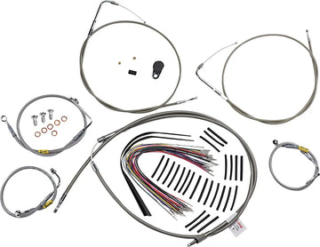 harley davidson touring [BURLY BRAND] - conjunto de encaixe de alça para modelos touring mais antigos com guidão Bagger Bar - 0
