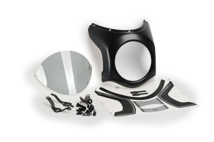 TRIUMPH SCRAMBLER 400X [2025] – Tela de carenagem retrô – Transparente