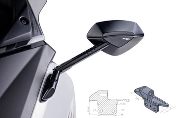YAMAHA T-MAX 560 TECH MAX [2021] - Adaptador de espelho retrovisor para fixação no - 0