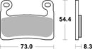 BMW S 1000 [2020-2024] - Pastilhas de freio duplas sinterizadas