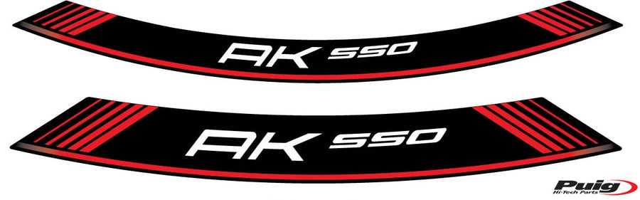 KYMCO AK 550 PREMIUM [2025] – Rim Strips Specials – Prata