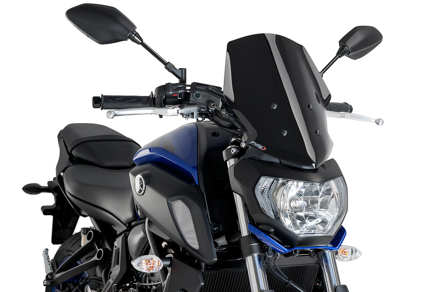 YAMAHA MT-07 [2020] - Pára-brisa Touring de Nova Geração | Preto | PUIG 9667N