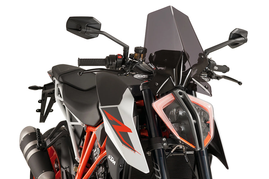 KTM 1290 SUPER DUKE R [2017–2018] - PUIG Touring-Windschild | Stark getönt | PUIG 9692F