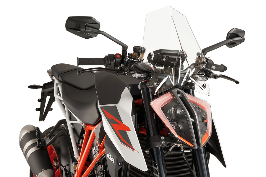 KTM 1290 SUPER DUKE R [2017–2018] - PUIG Touring-Windschild | Klar | PUIG 9692W