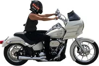 Harley Davidson Fxlrs [KLOCK WERKS] - Para-lama dianteiro série Hugger com blocos de montagem para Softail/Dyna
