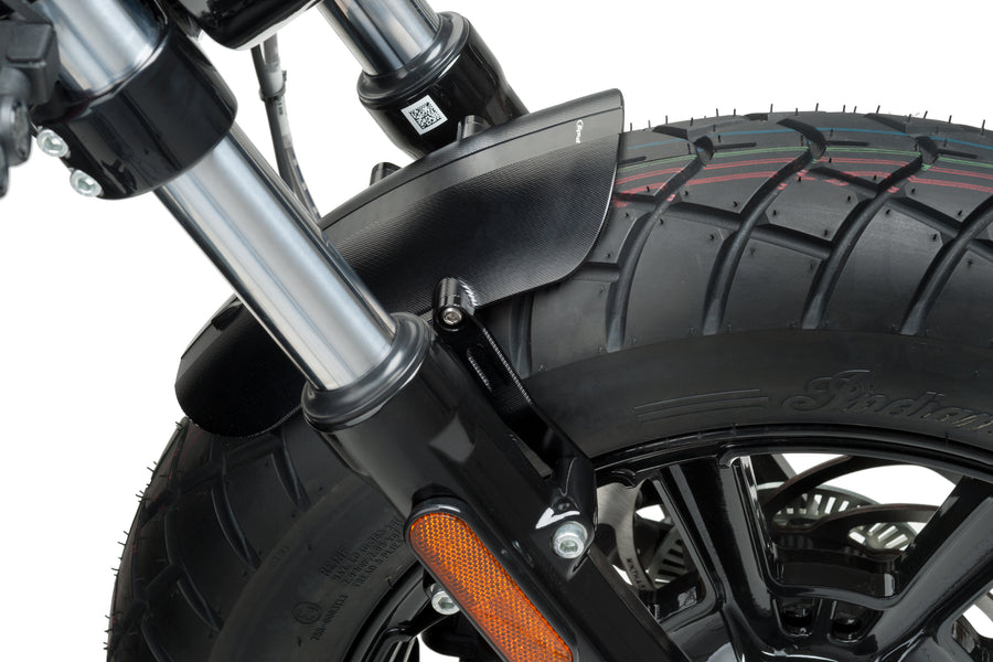 INDIAN SCOUT [2025] – Folha de alumínio grossa do pára-lama dianteiro – Preto