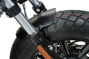 INDIAN SCOUT [2025] – Folha de alumínio grossa do pára-lama dianteiro – Preto - 0