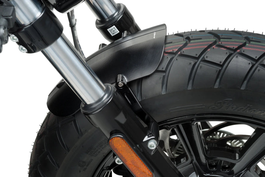 INDIAN SCOUT [2025] – Folha de alumínio grossa do pára-lama dianteiro – Preto