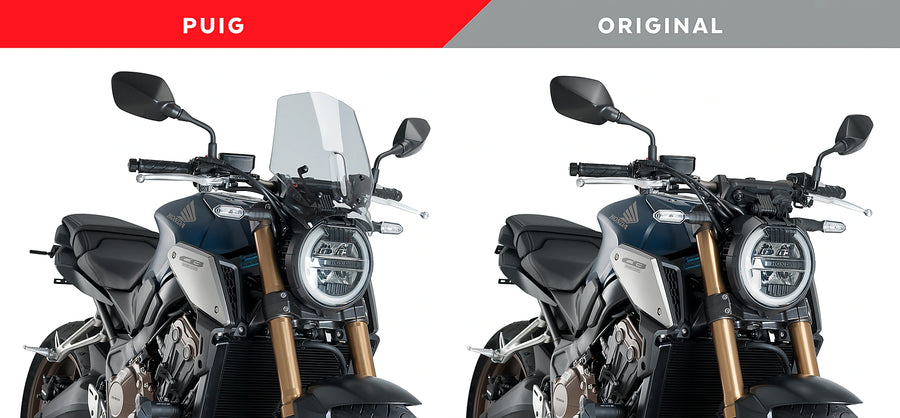 TRIUMPH BONNEVILLE T 120 BLACK [2025] - Pára-brisas esportivos de nova geração | Matizado | PUIG 9748H