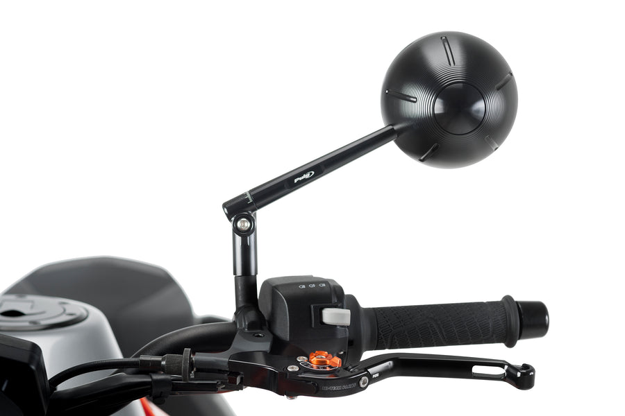 KTM 890 DUKE R [2025] – Espelho retrovisor retrô – Alumínio anodizado