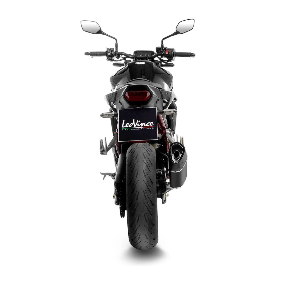 honda cb 750 [LEOVINCE] – Silenciador traseiro deslizante LV-14R Black Edition