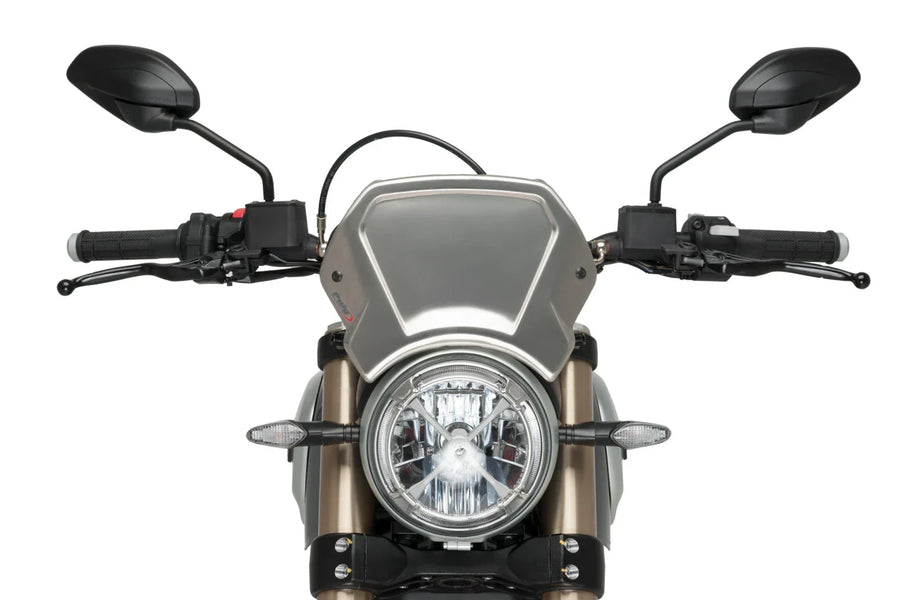 DUCATI SCRAMBLER 1100 DARK PRO [2025] – Painel frontal ALU – prata
